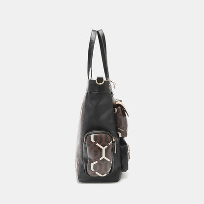 Nicole Lee USA Geometric Pattern Tote Bag