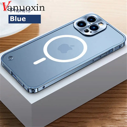 Metal Magnetic Phone Case For iPhone