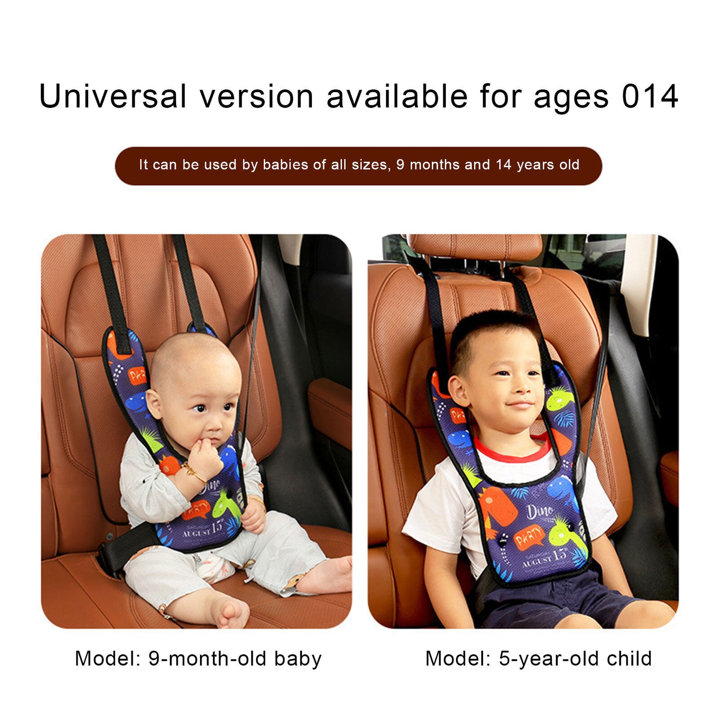 Adjustable Car Accessories Portable Car Seat Belt Cover for Children