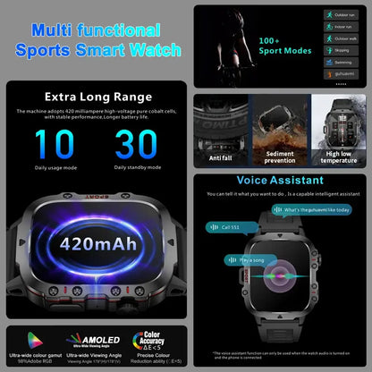 Military Smartwatch For Men