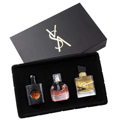 Secret temptation women's perfume gift box three-piece set popular online popular fragrance Pure lasting fragrance factory wholesale