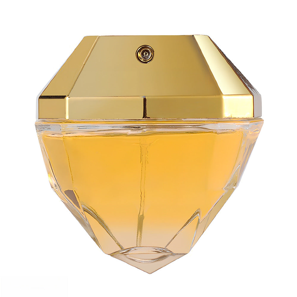 Foreign trade gold diamond ladies perfume 80ml lasting natural flower and fruit fragrance gold million light fragrance perfume