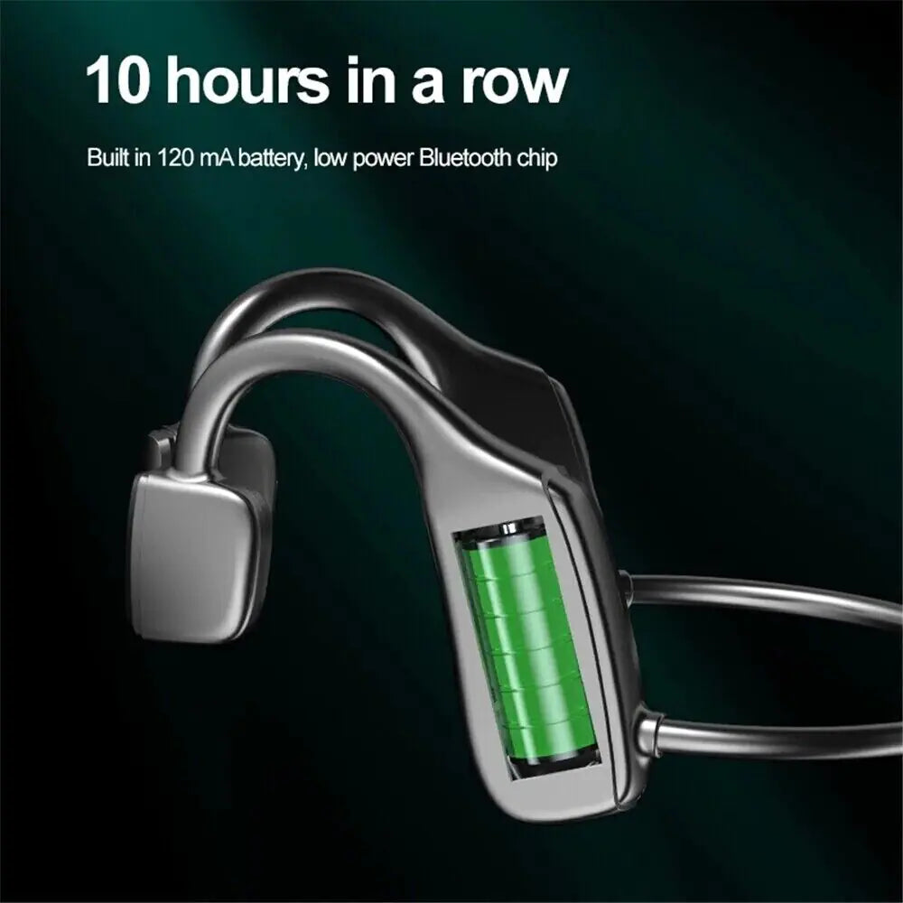 Bone Conduction Headphones Bluetooth 5.1 Wireless Headset Earbuds Outdoor Sport