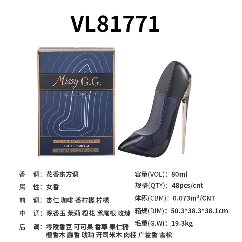 vvlove foreign trade cross-border explosions high heels women's Eau de Toilette floral fragrance platform women's fragrance wholesale