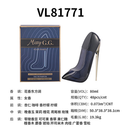 vvlove foreign trade cross-border explosions high heels women's Eau de Toilette floral fragrance platform women's fragrance wholesale