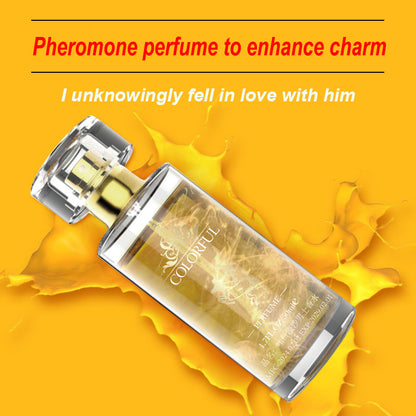 MonAmour Gold Powder Pheromone Perfume Is Unisex, A Men's Passion Perfume, Warm Neutral Fragrance, Long-lasting Fragrance, Attracting The Opposite Sex