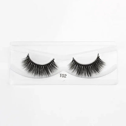 Magnetic Eyelashes Set with Waterproof Eyeliner and Tweezer